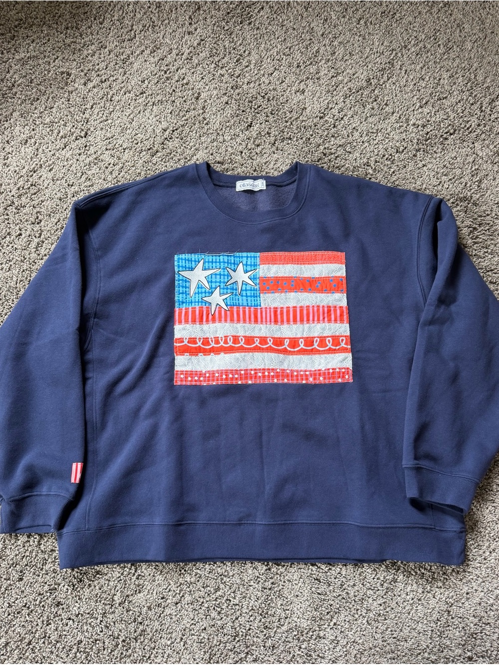 Etta&East Flag Sweatshirt